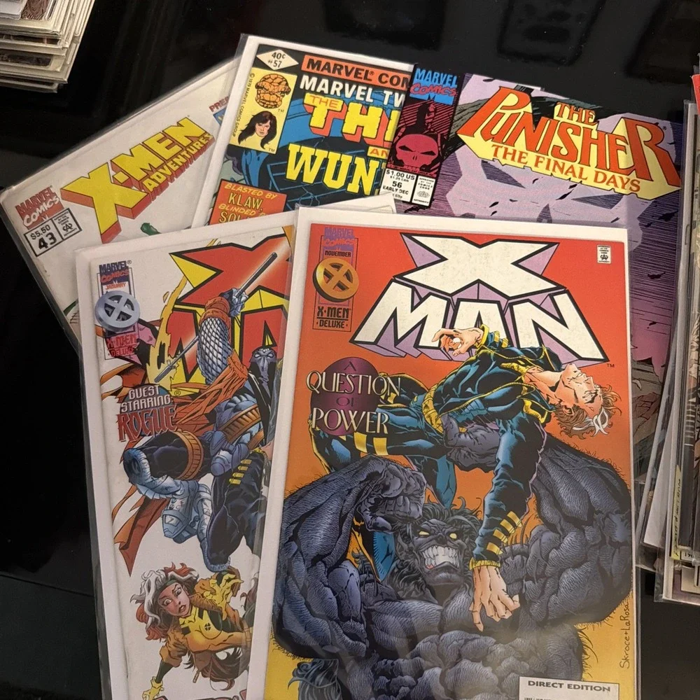 70 Vintage Comic Lot Marvel X-man Sectaurs Alpha Flight Luke Cage Fallen Angels